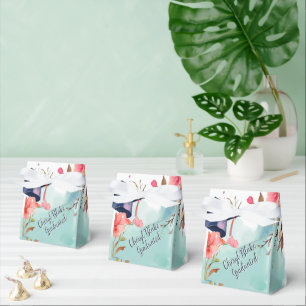 Watercolor Picture Graduation Favour Box
