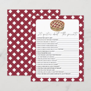 Watercolor pie - 20 questions about the Parents