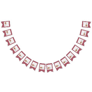 Watercolor Pie Kids Birthday Bunting