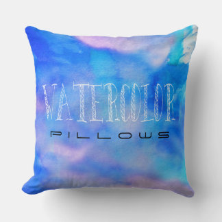 watercolor Pillow