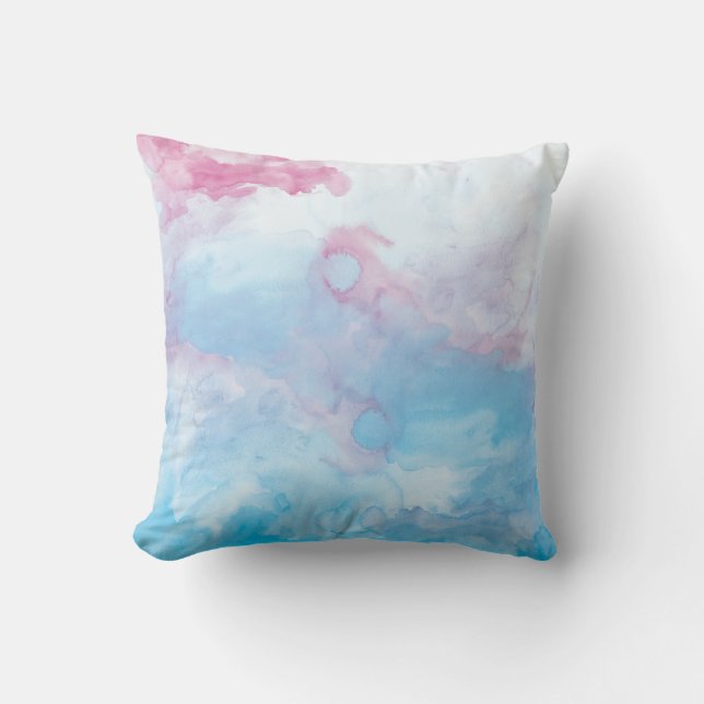 Watercolor Pillow (Front)