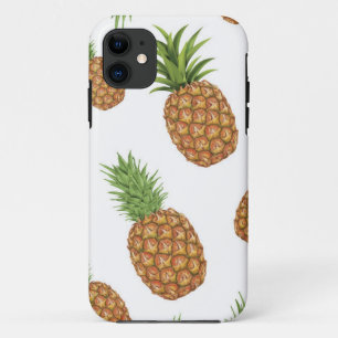 Watercolor pine-apple pattern 1 iPhone 11 case