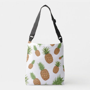 Watercolor pine-apple pattern 1 crossbody bag