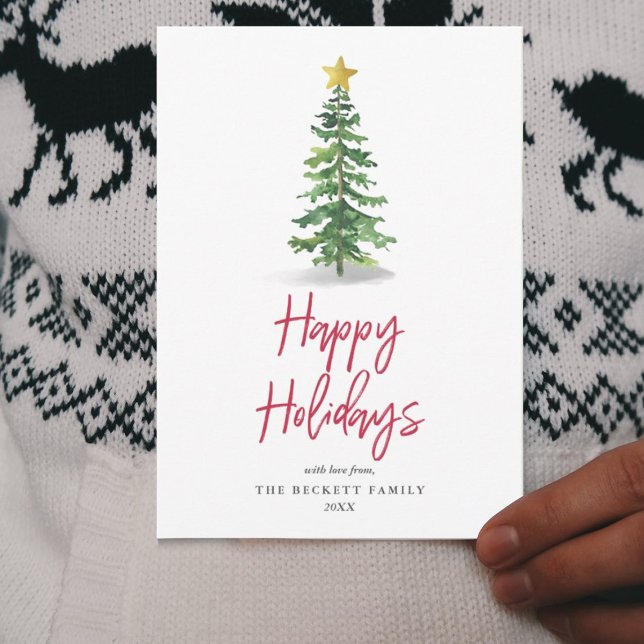 Watercolor Pine Tree Christmas Holiday (Creator Uploaded)