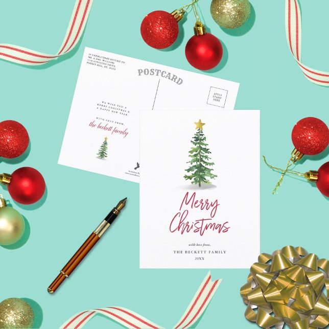 Watercolor Pine Tree Christmas Holiday (Creator Uploaded)