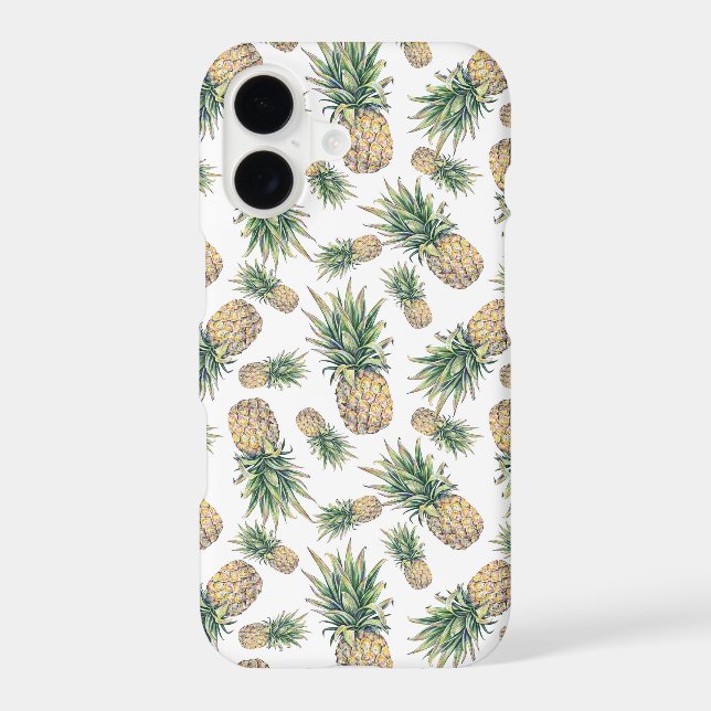 Watercolor Pineapple Pattern (Back)