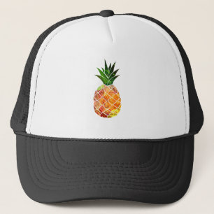 Watercolor Pineapple Trucker Hat
