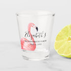 Watercolor Pink Flamingo Bachelorette Party
