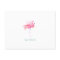 Watercolor Pink Flamingo Postcard