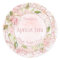 Watercolor Pink Floral Jelly Jam Jar Baking Bakery