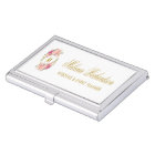 Watercolor Pink Floral Wreath Gold Monogram