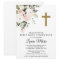 Watercolor Pink Florals First Holy Communion