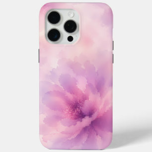 Watercolor Pink Lavender Blossom Abstract iPhone 15 Pro Max Case