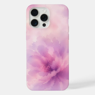 Watercolor Pink Lavender Blossom Abstract iPhone 15 Pro Max Case
