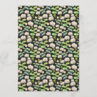 Watercolor Pink Lotus Seamless Pattern