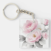 Watercolor Pink Peonies