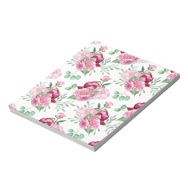 watercolor pink peonies notepad (Rotated)