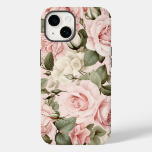 Watercolor Pink Roses Case-Mate iPhone 14 Case