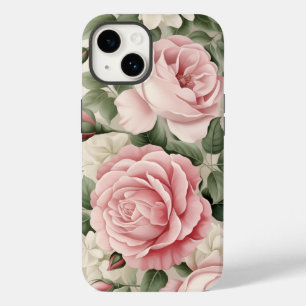 Watercolor Pink Roses Case-Mate iPhone 14 Case