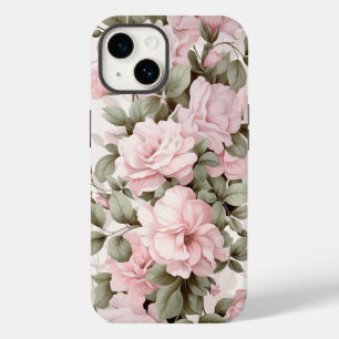 Watercolor Pink Roses Case-Mate iPhone 14 Case