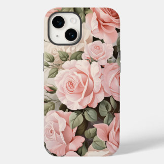 Watercolor Pink Roses Case-Mate iPhone 14 Case
