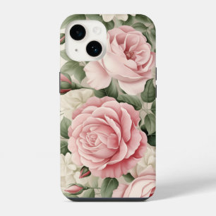 Watercolor Pink Roses iPhone 14 Case