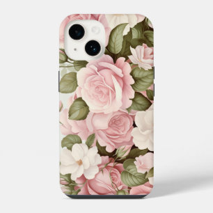 Watercolor Pink Roses iPhone 14 Case