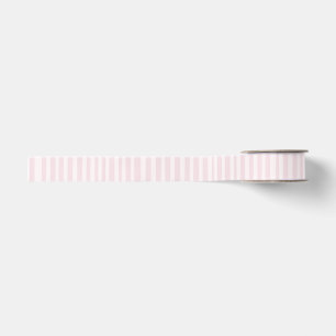 Watercolor Pink Striped Grosgrain Ribbon