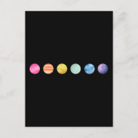 Watercolor Planet- Rainbow 