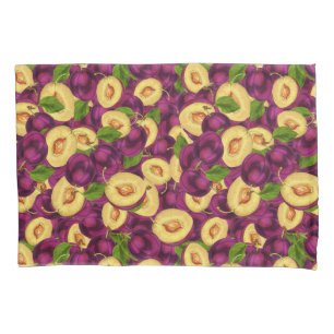 Watercolor Plums Pillowcase