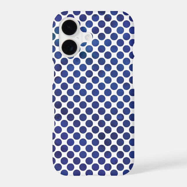 Watercolor Polka Dots Pattern (Back)