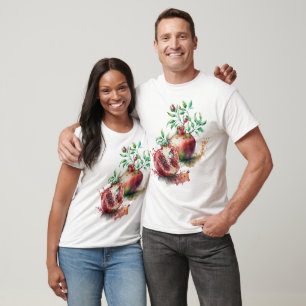 Watercolor Pomegranates T-Shirt
