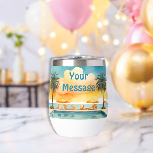 Watercolor Pool Summer Party