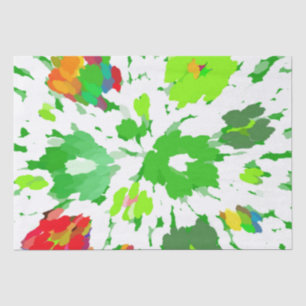 Watercolor Pop Art Floral Tissue Paper