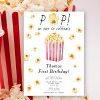 Watercolor Pop on over Kids Birthday Party