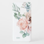 Watercolor Poppies and Roses with Your Monogram Case-Mate Samsung Galaxy S9 Case<br><div class="desc">Beautifully feminine in a soft colour palette of pink, beige, green, and blue-green, this unique design features a bouquet of poppies and roses with eucalyptus and trailing greenery. A text template is included for personalising this case with you monogram initials. You can also delete the sample initials shown in the...</div>