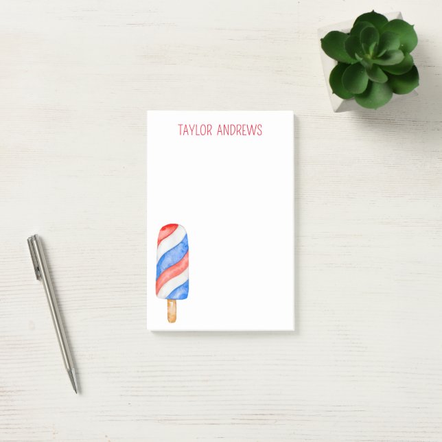 Watercolor Popsicle Post-it Notes (Office)