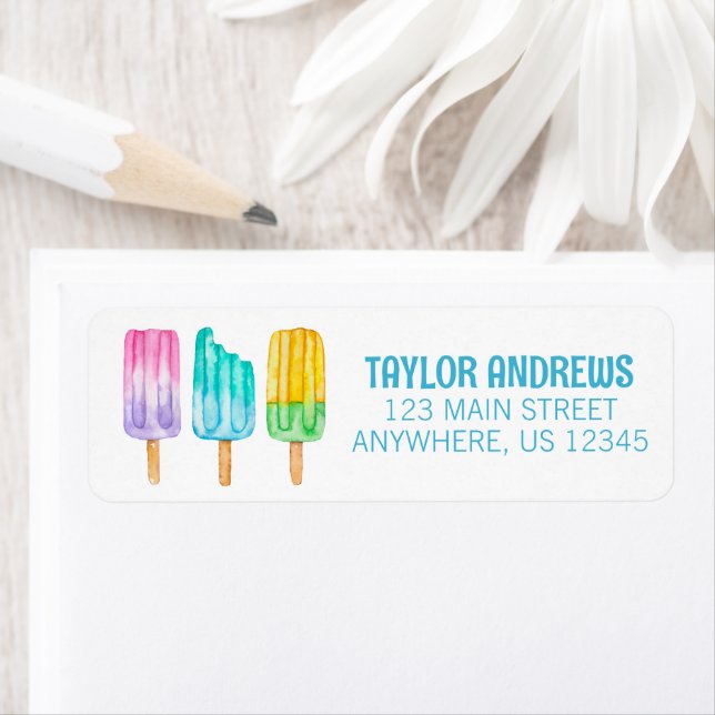 Watercolor Popsicles (Insitu)