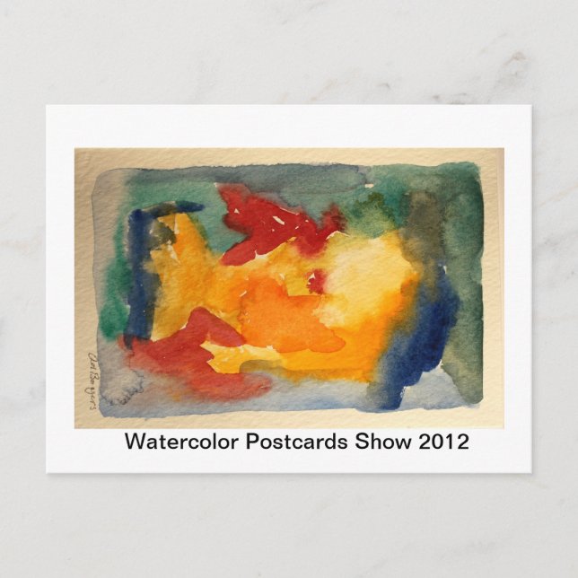 WATERCOLOR POSTCARD SHOW (Front)