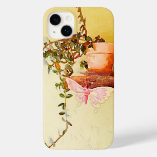 Watercolor Potted Plant and Butterfly Case-Mate iPhone 14 Plus Case