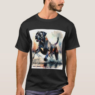 Watercolor powerful Cane Corso dog T-Shirt