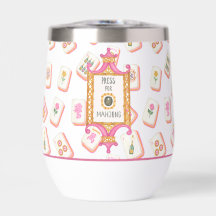 Watercolor Press for Mahjong Champagne Party