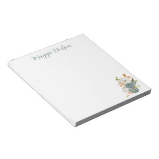 Watercolor Pumpkin Notepad