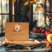 Watercolor Pumpkin Spice Latte - Cosy Thanksgiving