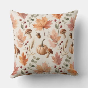 watercolor Pumpkin Style  Pillow Cover 