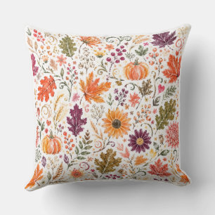 watercolor Pumpkin Style  Pillow Cover 