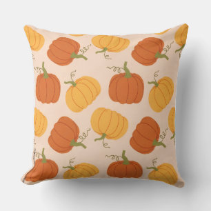 watercolor Pumpkin Style Pillow Cover