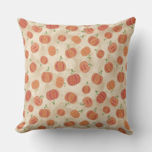 watercolor Pumpkin Style Pillow Cover