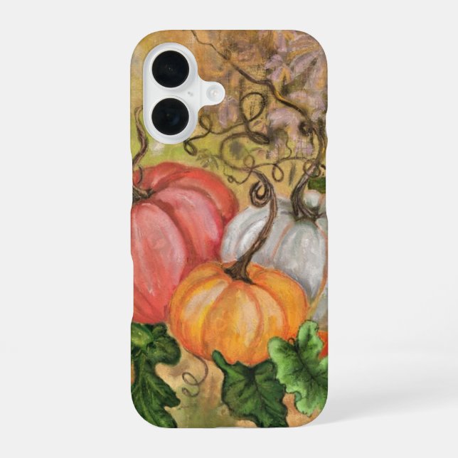 Watercolor Pumpkins iPhone Case (Back)