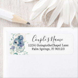 Watercolor Purple Greenery Floral Elegant Wedding